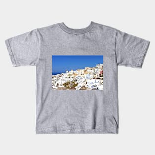 Oia Village II Kids T-Shirt